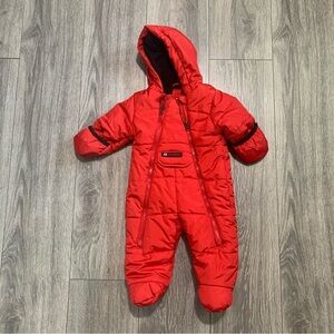 CANADA Weather Gear Infant Red Bodysuit Snowsuit Size‎ 3-6 M